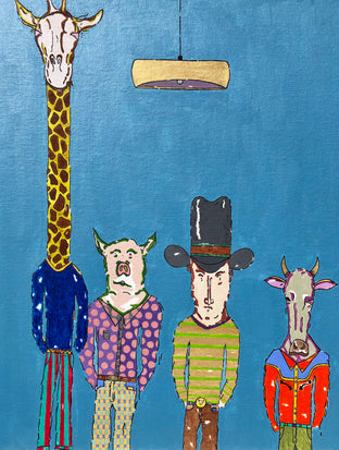 Giraffe & Ten Gallon Hat by John McCabe |  Artwork Main Image 