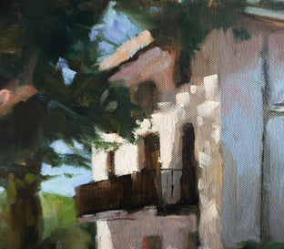 Cool Shadows on the Camino by Jonelle Summerfield |   Closeup View of Artwork 