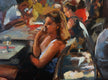 Original art for sale at UGallery.com | Lunch Time in Aix en Provence by Jonelle Summerfield | $900 | oil painting | 18' h x 24' w | thumbnail 4