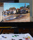 Original art for sale at UGallery.com | Playdate at Rockport Beach by Jonelle Summerfield | $525 | oil painting | 12' h x 16' w | thumbnail 3