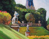 Original art for sale at UGallery.com | Springtime Stroll Through Luxembourg Gardens by Jonelle Summerfield | $950 | oil painting | 16' h x 20' w | thumbnail 4