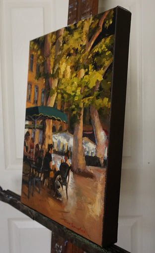 Original art for sale at UGallery.com | Summer Night in Aix by Jonelle Summerfield | $675 | oil painting | 16' h x 12' w | photo 2