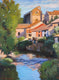 Original art for sale at UGallery.com | View Of Estella, Spain by Jonelle Summerfield | $1,100 | oil painting | 24' h x 18' w | thumbnail 1
