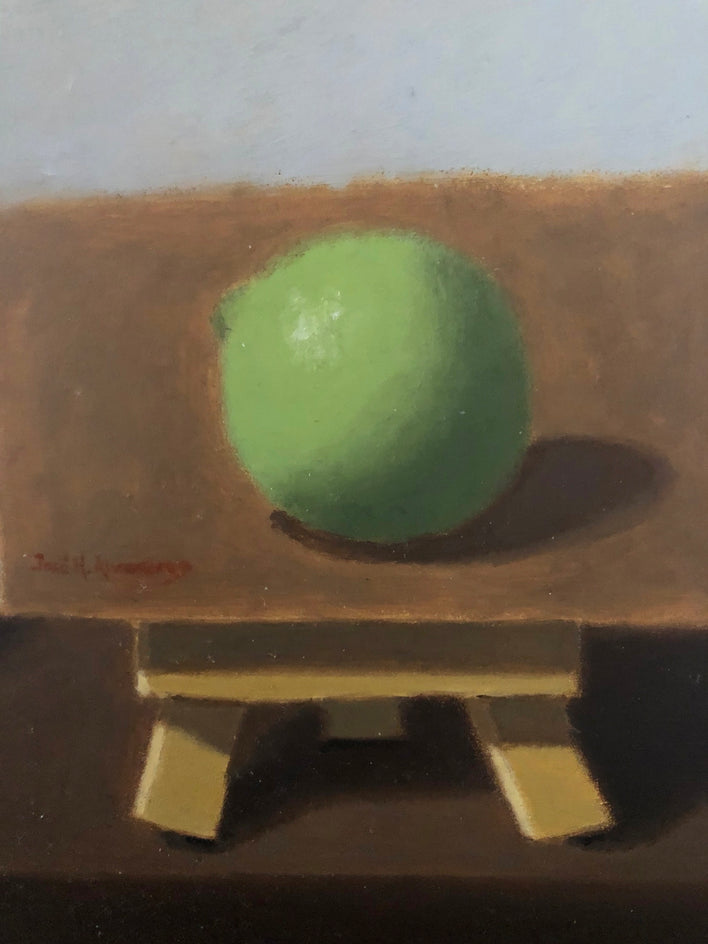 Mini Painting 2 by Jose H. Alvarenga |  Closeup View of Artwork 