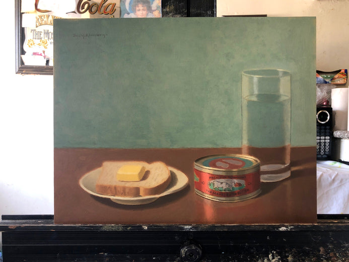 Bread and Butter by Jose H. Alvarenga |  Side View of Artwork 