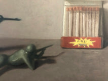 Original art for sale at UGallery.com | Fire! by Jose H. Alvarenga | $350 | oil painting | 5' h x 7' w | thumbnail 4