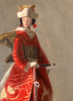 Original art for sale at UGallery.com | Japanese Elegance by Jose H. Alvarenga | $675 | oil painting | 12' h x 12' w | photo 4