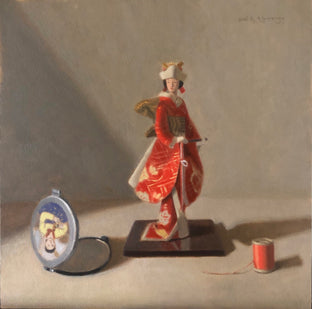 Original art for sale at UGallery.com | Japanese Elegance by Jose H. Alvarenga | $675 | oil painting | 12' h x 12' w | photo 1