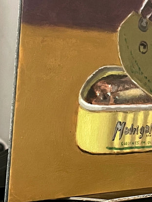 Original art for sale at UGallery.com | Madrigal Sardines by Jose H. Alvarenga | $425 | oil painting | 5' h x 7' w | photo 2