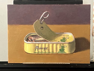 Original art for sale at UGallery.com | Madrigal Sardines by Jose H. Alvarenga | $425 | oil painting | 5' h x 7' w | photo 3