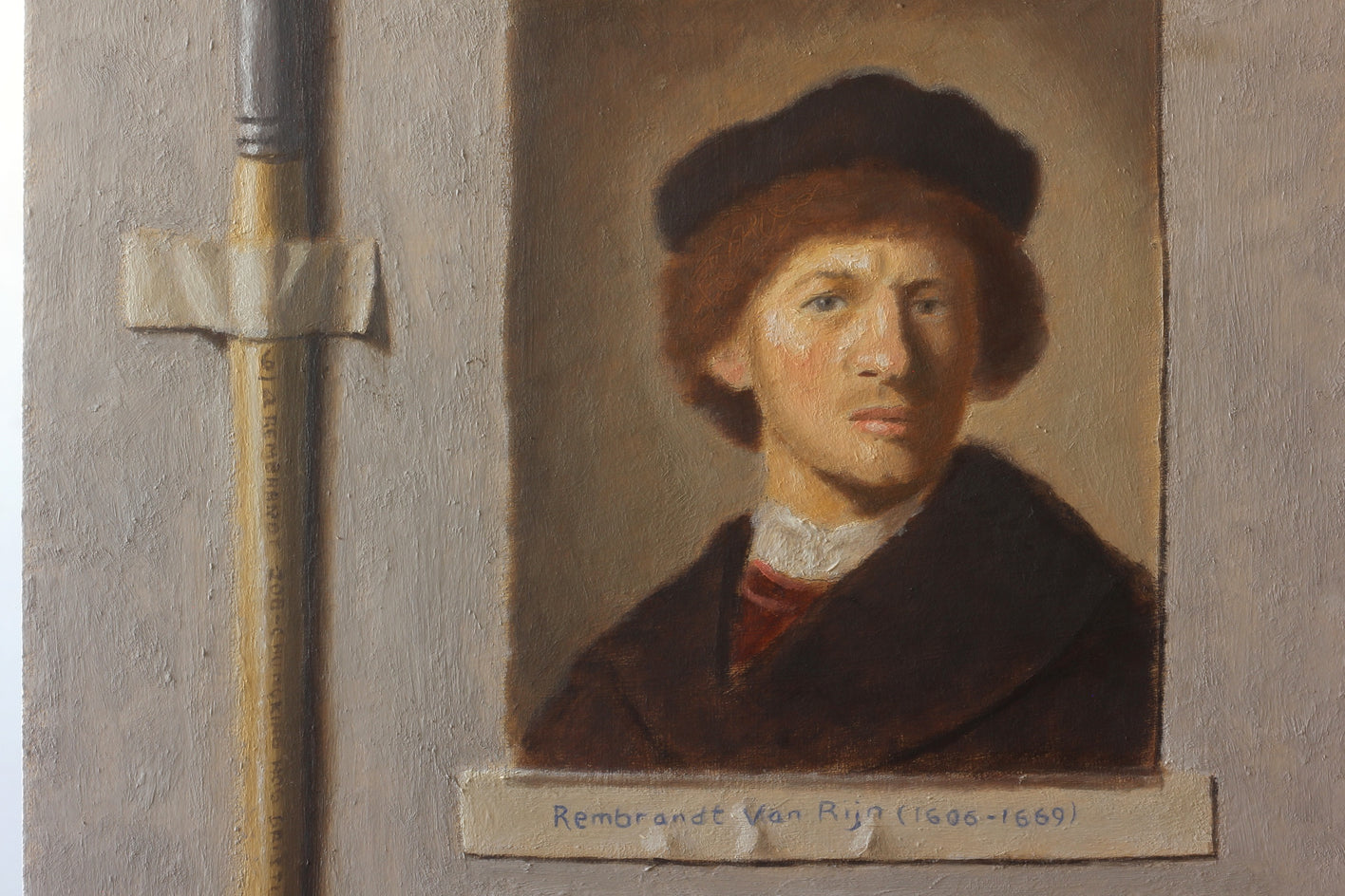 Rembrandt by Jose H. Alvarenga |  Closeup View of Artwork 