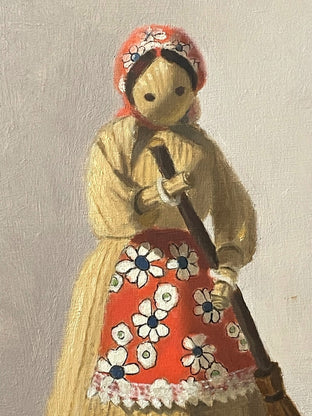 The Corn Husk Doll by Jose H. Alvarenga |   Closeup View of Artwork 