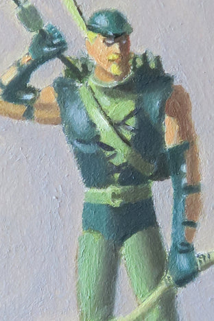 The Green Arrow by Jose H. Alvarenga |   Closeup View of Artwork 