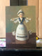 Original art for sale at UGallery.com | The Milkmaid by Jose H. Alvarenga | $350 | oil painting | 7' h x 5' w | thumbnail 3