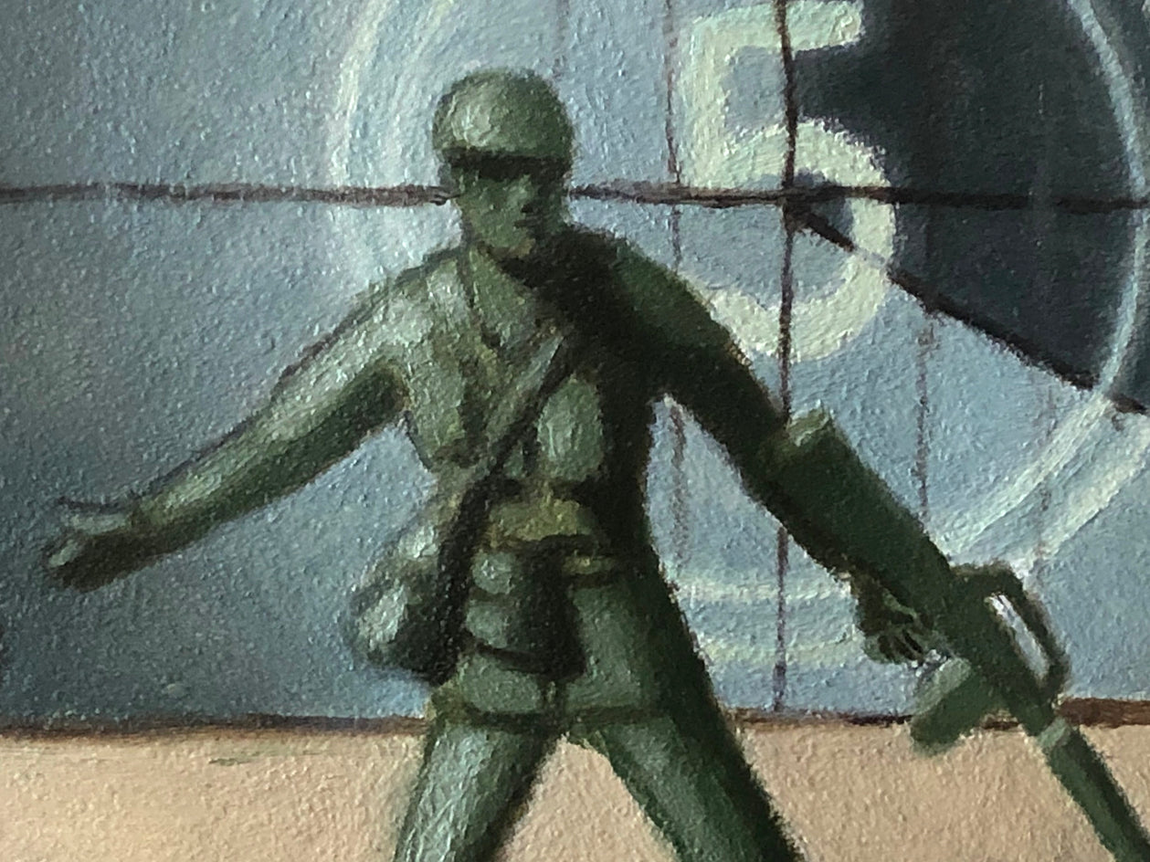 The Victorious by Jose H. Alvarenga |  Closeup View of Artwork 