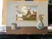 Original art for sale at UGallery.com | Windmills 2 by Jose H. Alvarenga | $850 | oil painting | 11' h x 14' w | thumbnail 3