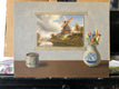 Original art for sale at UGallery.com | Windmills 2 by Jose H. Alvarenga | $650 | oil painting | 11' h x 14' w | thumbnail 3