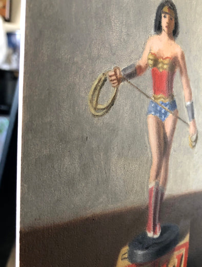 Wonder Woman by Jose H. Alvarenga |  Side View of Artwork 