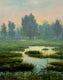 Original art for sale at UGallery.com | Sunrise Mist by Jose Luis Bermudez | $1,100 | oil painting | 20' h x 16' w | thumbnail 1