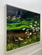Original art for sale at UGallery.com | Daisies by Jose Luis Bermudez | $4,600 | oil painting | 48' h x 60' w | thumbnail 2