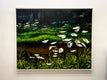 Original art for sale at UGallery.com | Daisies by Jose Luis Bermudez | $4,600 | oil painting | 48' h x 60' w | thumbnail 3