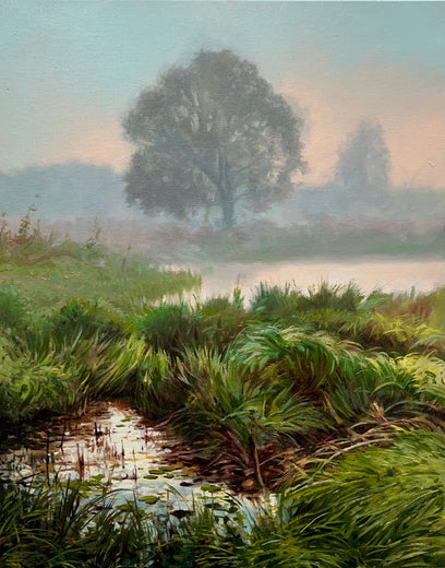 Sunrise in the Wetland by Jose Luis Bermudez | Artwork Main Image