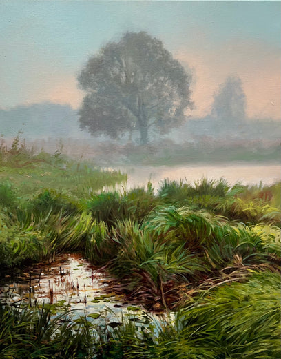 Sunrise in the Wetland by Jose Luis Bermudez |  Artwork Main Image 