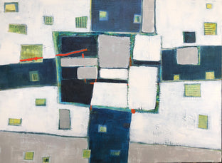 Journey XI by Pat Forbes |  Side View of Artwork 