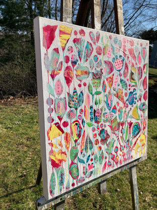 Original art for sale at UGallery.com | Wonderland by Joyanna Margo | $925 | mixed media artwork | 24' h x 24' w | photo 2