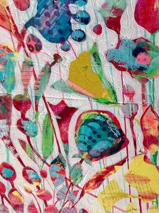 Original art for sale at UGallery.com | Wonderland by Joyanna Margo | $925 | mixed media artwork | 24' h x 24' w | photo 4
