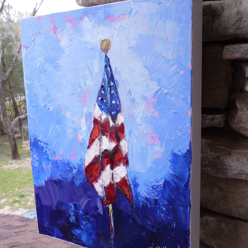 At Ease by Judy Mackey |  Closeup View of Artwork 