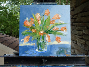 Early Summer Creamsicle by Judy Mackey |  Context View of Artwork 