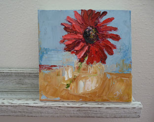 Original art for sale at UGallery.com | Gerber by Judy Mackey | $250 | oil painting | 6' h x 6' w | photo 2