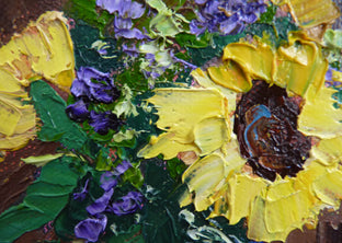 Original art for sale at UGallery.com | Remembering by Judy Mackey | $250 | oil painting | 6' h x 6' w | photo 4