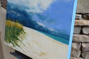 Squall Line by Judy Mackey |  Side View of Artwork 
