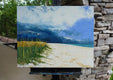 Original art for sale at UGallery.com | Squall Line by Judy Mackey | $1,075 | oil painting | 24' h x 30' w | thumbnail 3