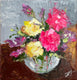 Original art for sale at UGallery.com | Wishes by Judy Mackey | $250 | oil painting | 6' h x 6' w | thumbnail 1