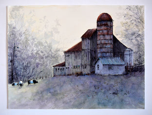 Original art for sale at UGallery.com | A View from the Back by Judy Mudd | $900 | watercolor painting | 12' h x 16' w | photo 3