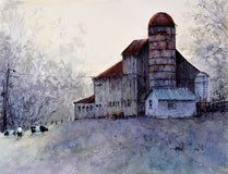 Original art for sale at UGallery.com | A View from the Back by Judy Mudd | $900 | watercolor painting | 12' h x 16' w | thumbnail 1