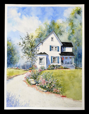 Original art for sale at UGallery.com | Garden Show by Judy Mudd | $900 | watercolor painting | 16' h x 12' w | photo 3