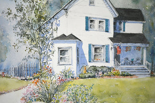 Original art for sale at UGallery.com | Garden Show by Judy Mudd | $900 | watercolor painting | 16' h x 12' w | photo 4