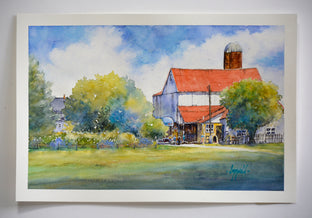 Original art for sale at UGallery.com | Glorious Spring by Judy Mudd | $1,075 | watercolor painting | 12' h x 18' w | photo 3