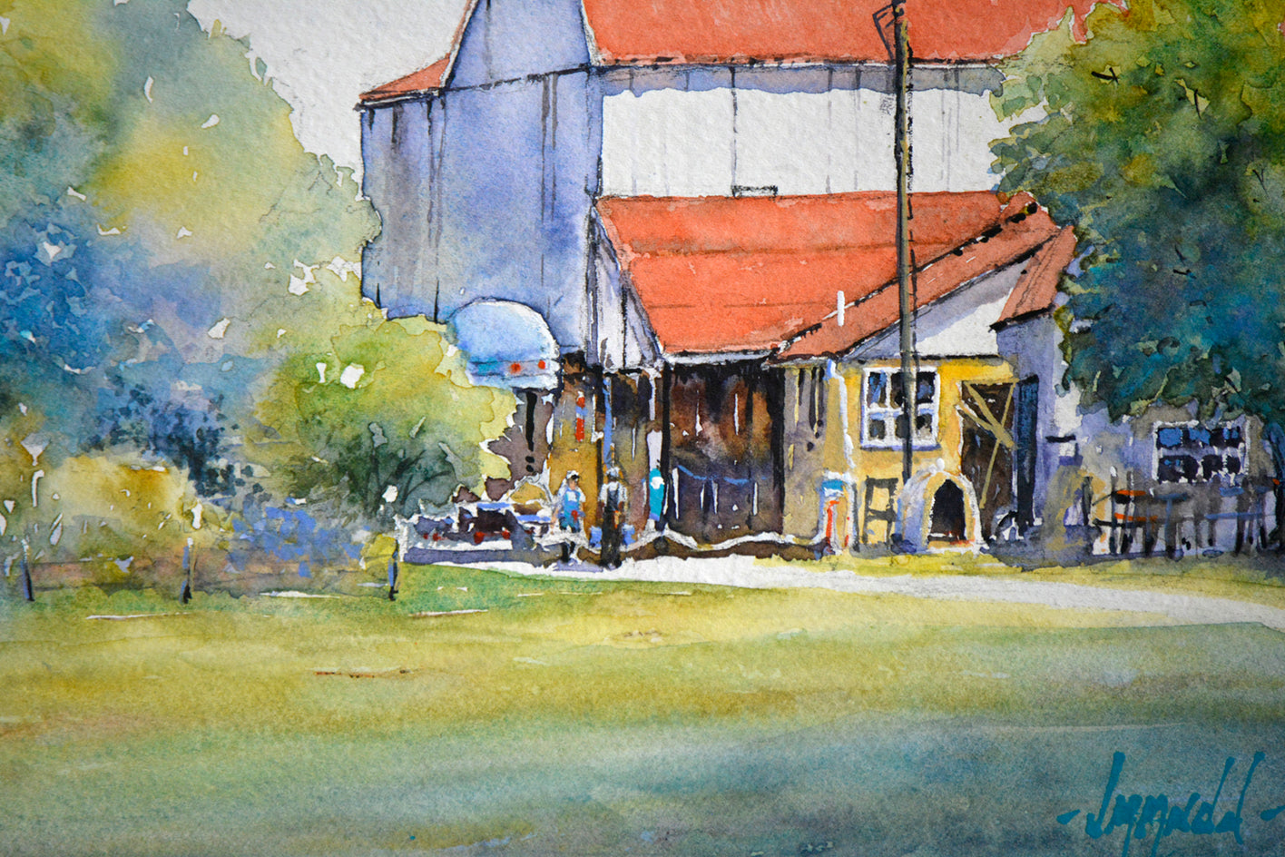 Glorious Spring by Judy Mudd |  Closeup View of Artwork 