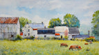 Original art for sale at UGallery.com | Here Comes the Sun by Judy Mudd | $1,400 | watercolor painting | 11.5' h x 21' w | thumbnail 1