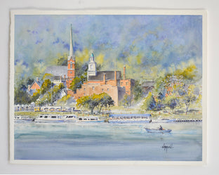 Original art for sale at UGallery.com | Madison Chautauqua by Judy Mudd | $1,025 | watercolor painting | 13' h x 17' w | photo 3