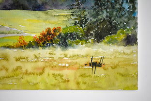 Original art for sale at UGallery.com | Ohio Side Road by Judy Mudd | $600 | watercolor painting | 9' h x 12' w | photo 2