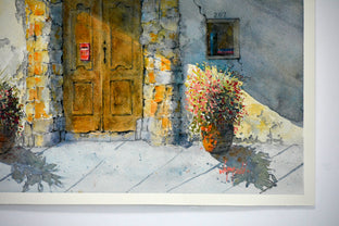 Original art for sale at UGallery.com | The Book Nook by Judy Mudd | $1,050 | watercolor painting | 13.5' h x 16.5' w | photo 2