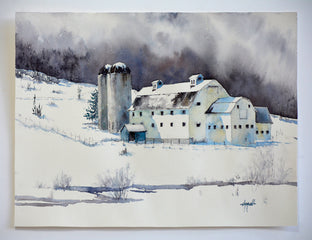 Winter in Utah by Judy Mudd |  Context View of Artwork 