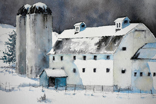 Winter in Utah by Judy Mudd |   Closeup View of Artwork 