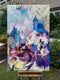 Original art for sale at UGallery.com | Blue Bells by Julia Hacker | $3,850 | acrylic painting | 50' h x 30' w | thumbnail 2